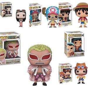 Funko Pop One Piece Anime Vinyl Figures Lot of 6 Bundle Included
